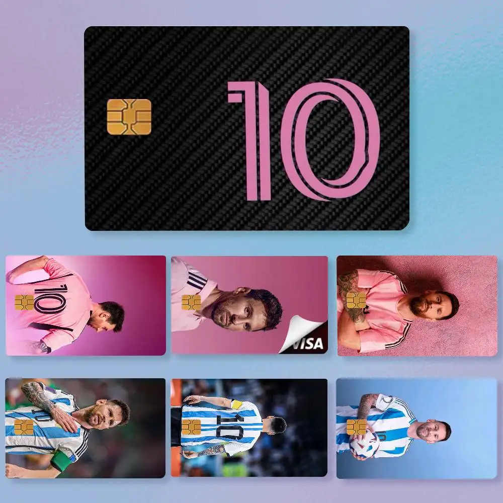 Leo Messi  High Definition Matte PVC Film Tape | For Credit Card, Debit Card Stickers & Gift Decoration