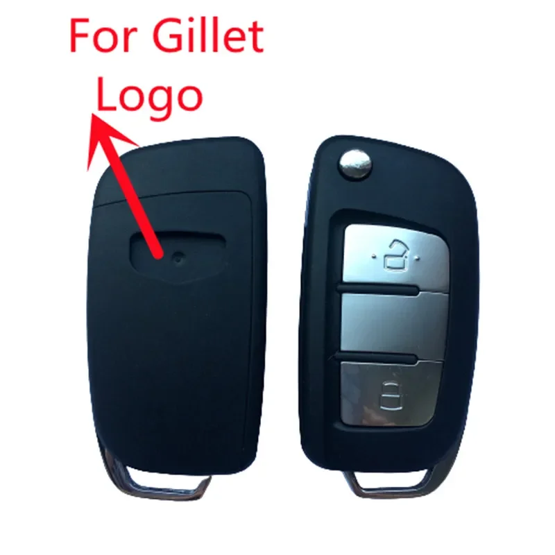 Modified Flip Folding Key Case 2/3 Buttons Car Remote Key Fob For Geely Emgrand 7 EC7 EC715 EC718 Emgrand7 EC7-RV EC715 EC718RV