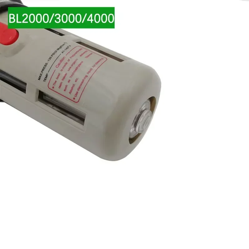 BFC2000 3000 4000 PT1/4" 3/8" 1/2" Air Source Treatment Pneumatic Compressor Filter Oil Separator