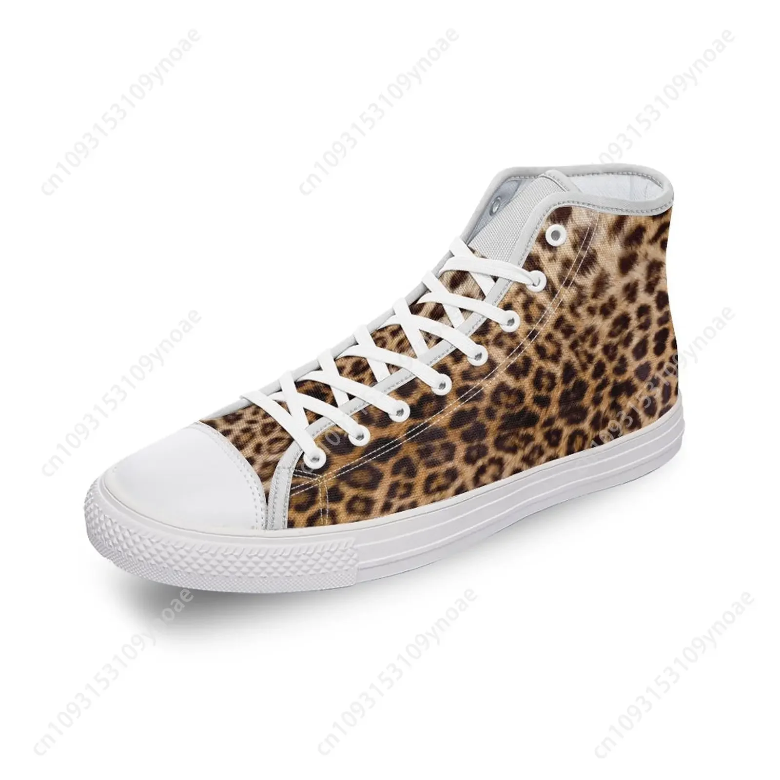 

Hot Animal Panther Leopard Pattern High Top Canvas Shoes Custom Mens Womens Teenager Casual Shoes Fashion Ladies Flat Sneakers