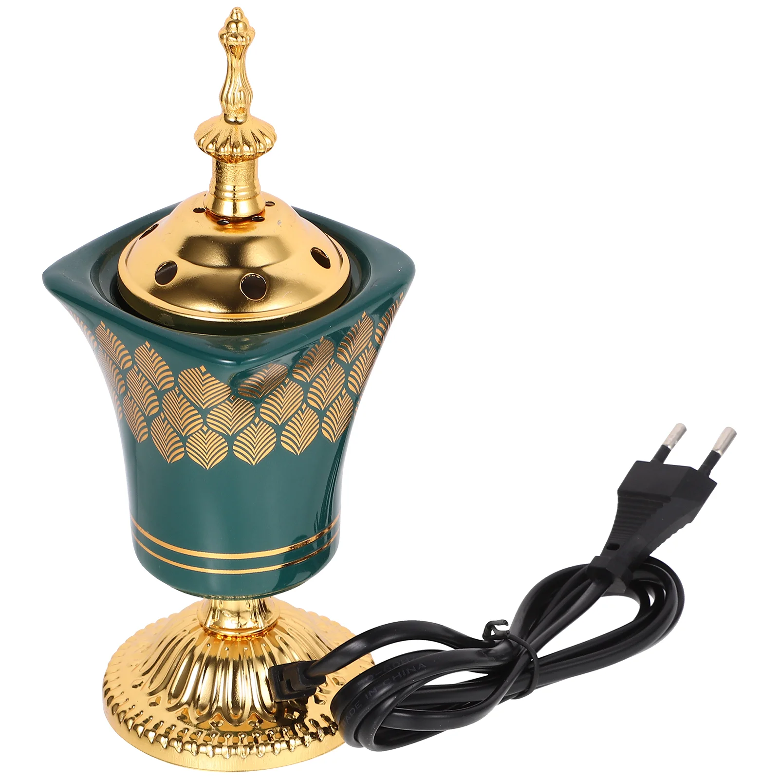 

Incense Burner Retro Ornament Electric Censer Household Vintage Plug Ceramics Reusable Decorative Burners