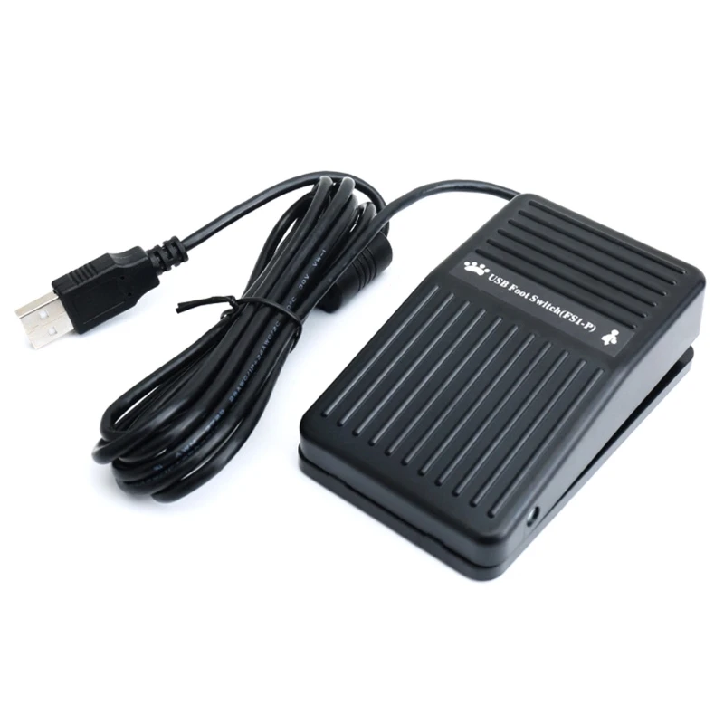 

USB Foot Pedal Switcher Customizable Single Key Footswitch Game Control for Efficient Computer Operates for Professional