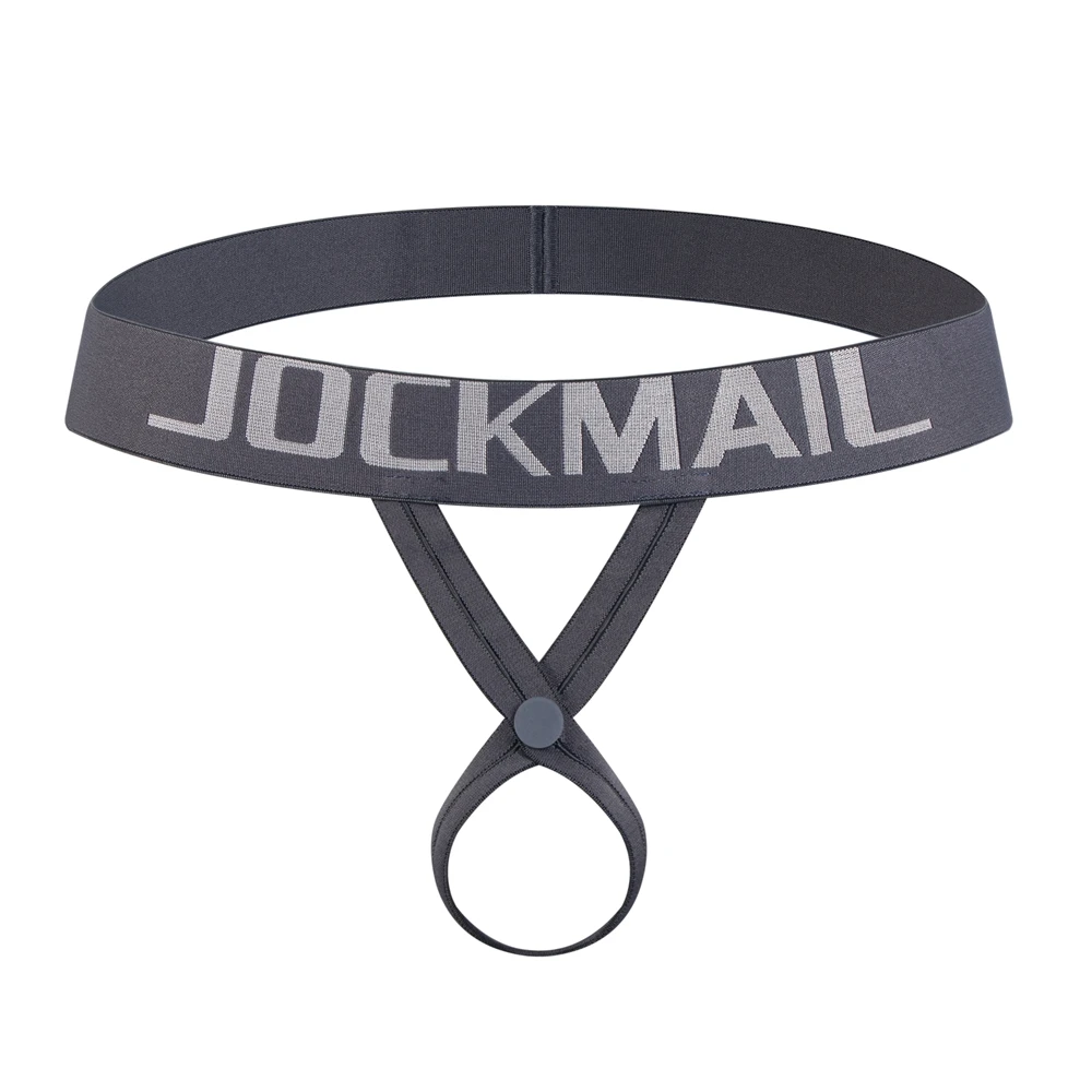 JOCKMAIL Men Sexy G String Thong  Jockstrap Sissy Bondage Gay Underwear Tangas Penis Rings Pouch  Harness Lingerie  Cockstraps