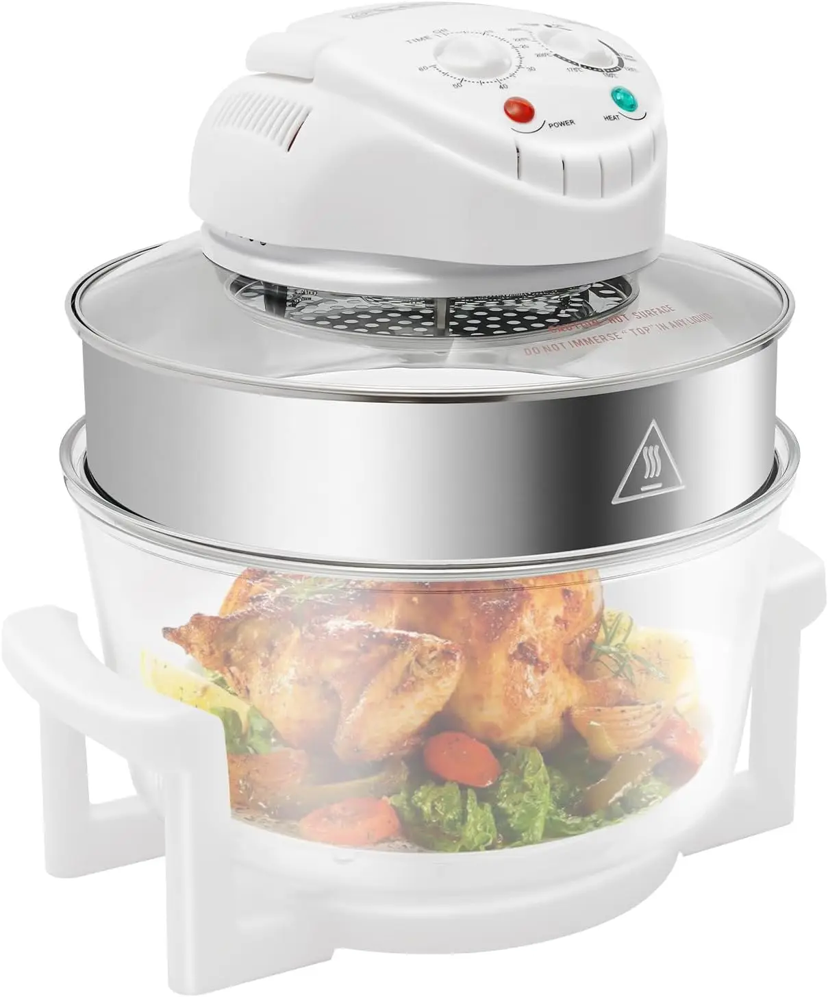 

17L Electric Air Fryer Infrared Halogen Convection Oven 360 ° Heating Roaster 110 V for Baking, Roasting or Crispy Multi Cooking