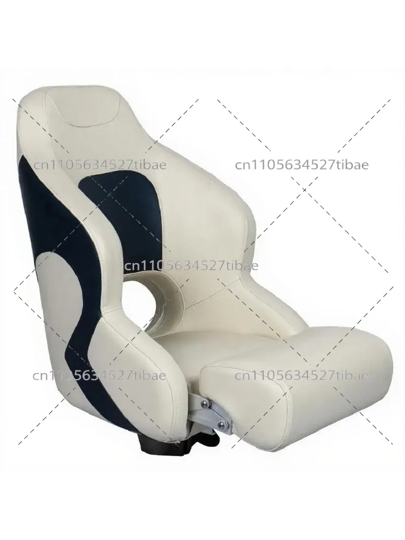 Deluxe Marine Pilot Boat Seat Waterproof Sunscreen Soft Cushion for Yacht Driving