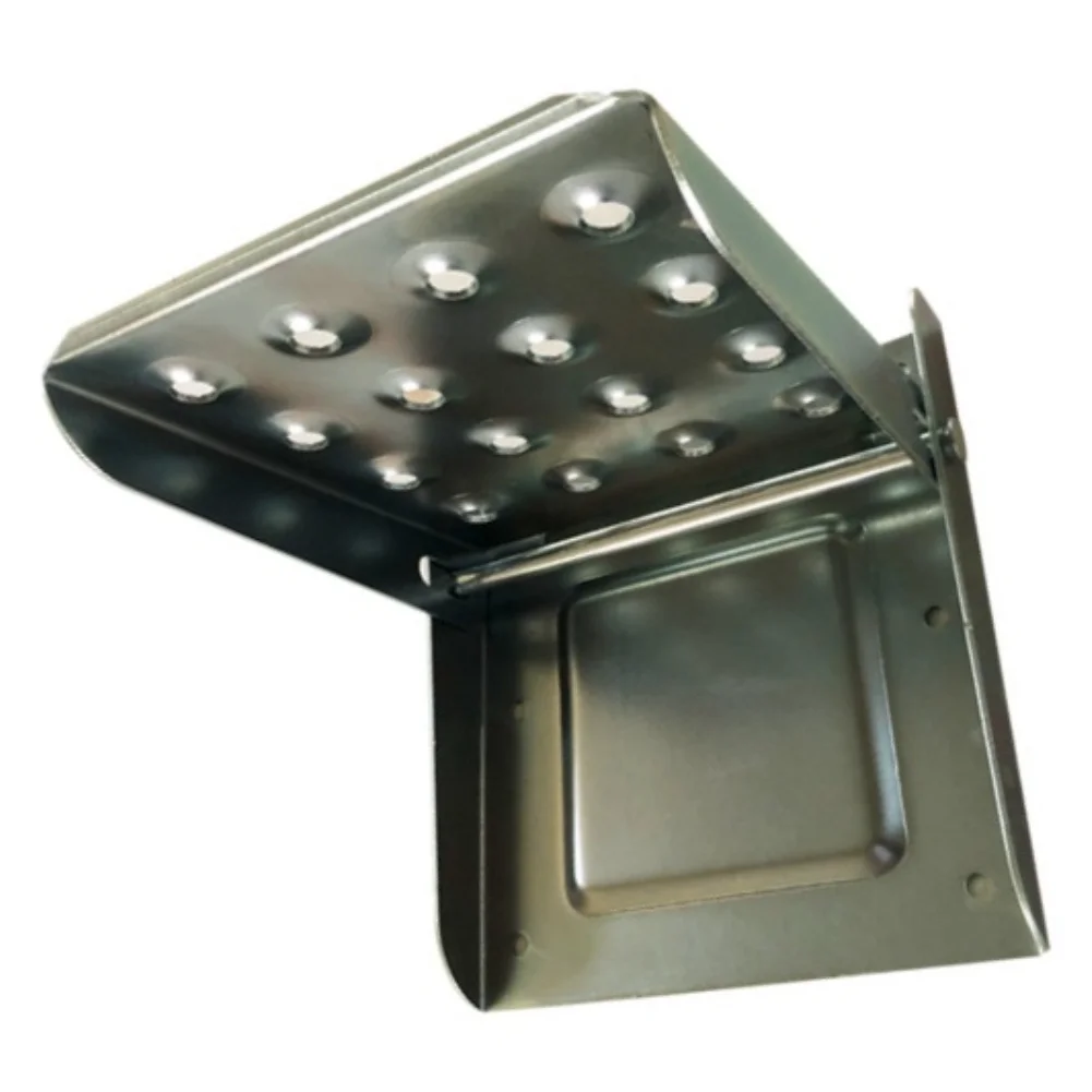 Galvanized Folding Step Ladder For Truck Cargo For Access Safe Non Slip Pedal For Refrigerated Vehicles Compact Storage Design
