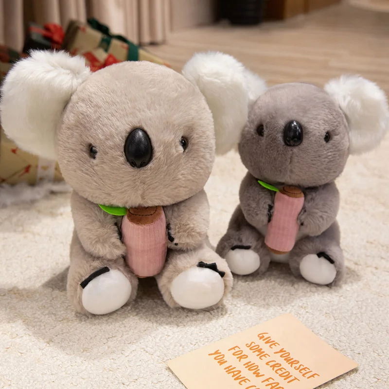 20/25cm kawaii dos desenhos animados floresta animal coala boneca de pelúcia brinquedo das crianças coala artesanal boneca festival presente