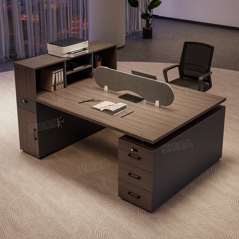 Ensemble bureau et chaise de bureau, siège pour personnel, bureau de finance, table pour personnel