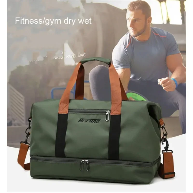 Travel Gym Bag Short-distance Luggage Portable Fitness Bags Shoulder Crossbody Chest Bag Handbags Duffle Carry On Weekender Bag