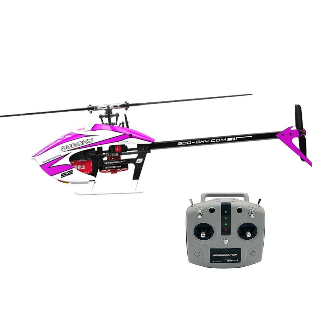 

GOOSKY S2 Max 2.4G 6CH 3D Aerobatic Dual Brushless Direct Drive Motor RC Helicopter BNF / RTF