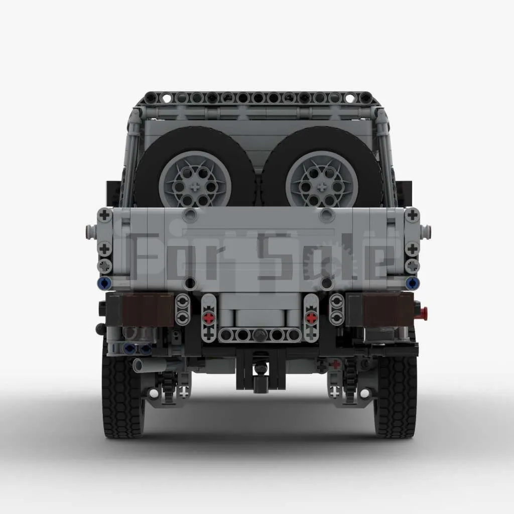 Moc-70906 Land Cruiser 79 Single Cab by Andy-C Building Block Double Remote Control Puzzle Toy Electric Model For Kids Gift