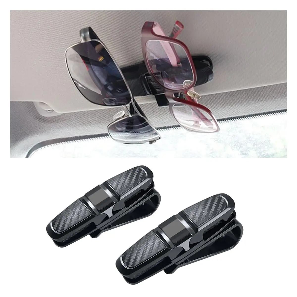 1pcs High Quality Glasses Clip Auto Car Sun Visor Glasses Bracket for Woman Men Glasses Holder Auto interior Accessories 2025