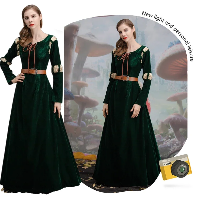 Costume de cosplay du film Brave, costume de cosplay Melinda, costume de performance de carnaval pour Noël et Halloween