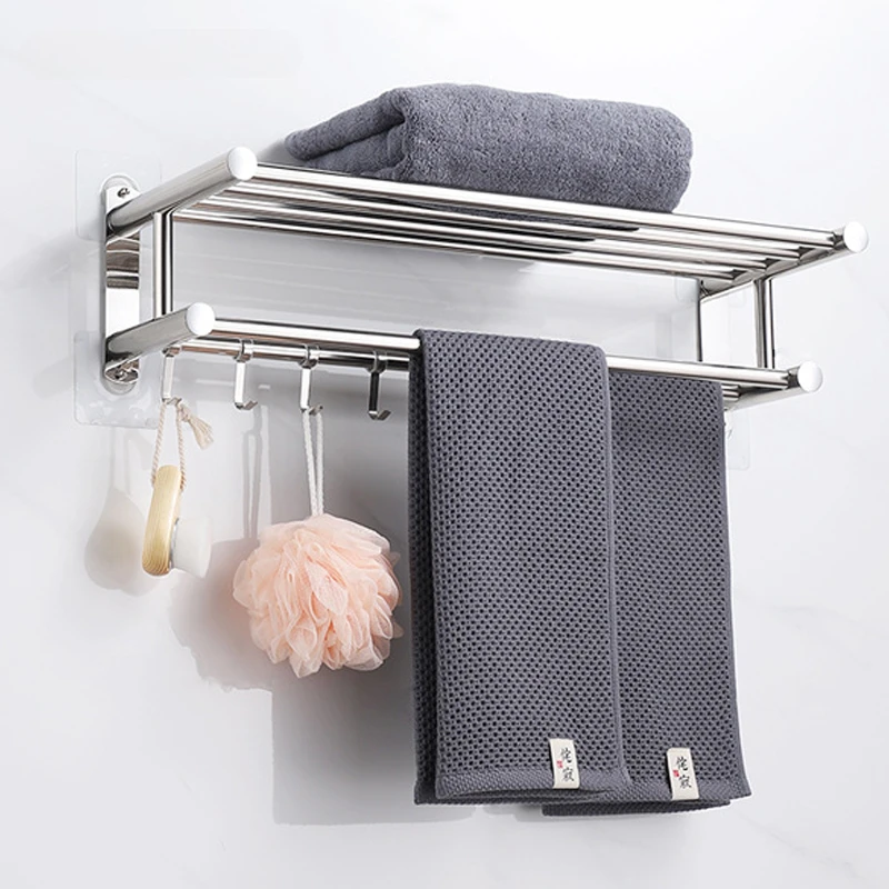 Bathroom Stainless Steel Polish Towel Shelf Toilet Paper Holder Soap Holder Towel Rack Toothbrush Robe Hook Bath Accessories