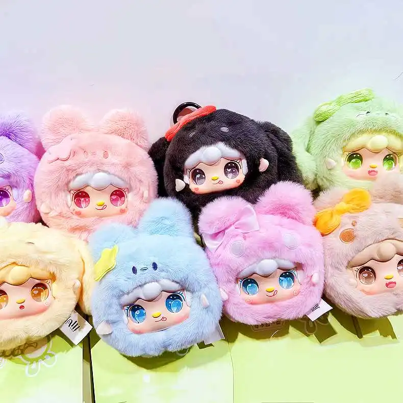 

Yooki V12 Genuine Cute Rabbit Series Vinyl Plush Doll Blind Box Mini Pendant Decoration Kawaii Bag Accessory Girl Birthday Gift