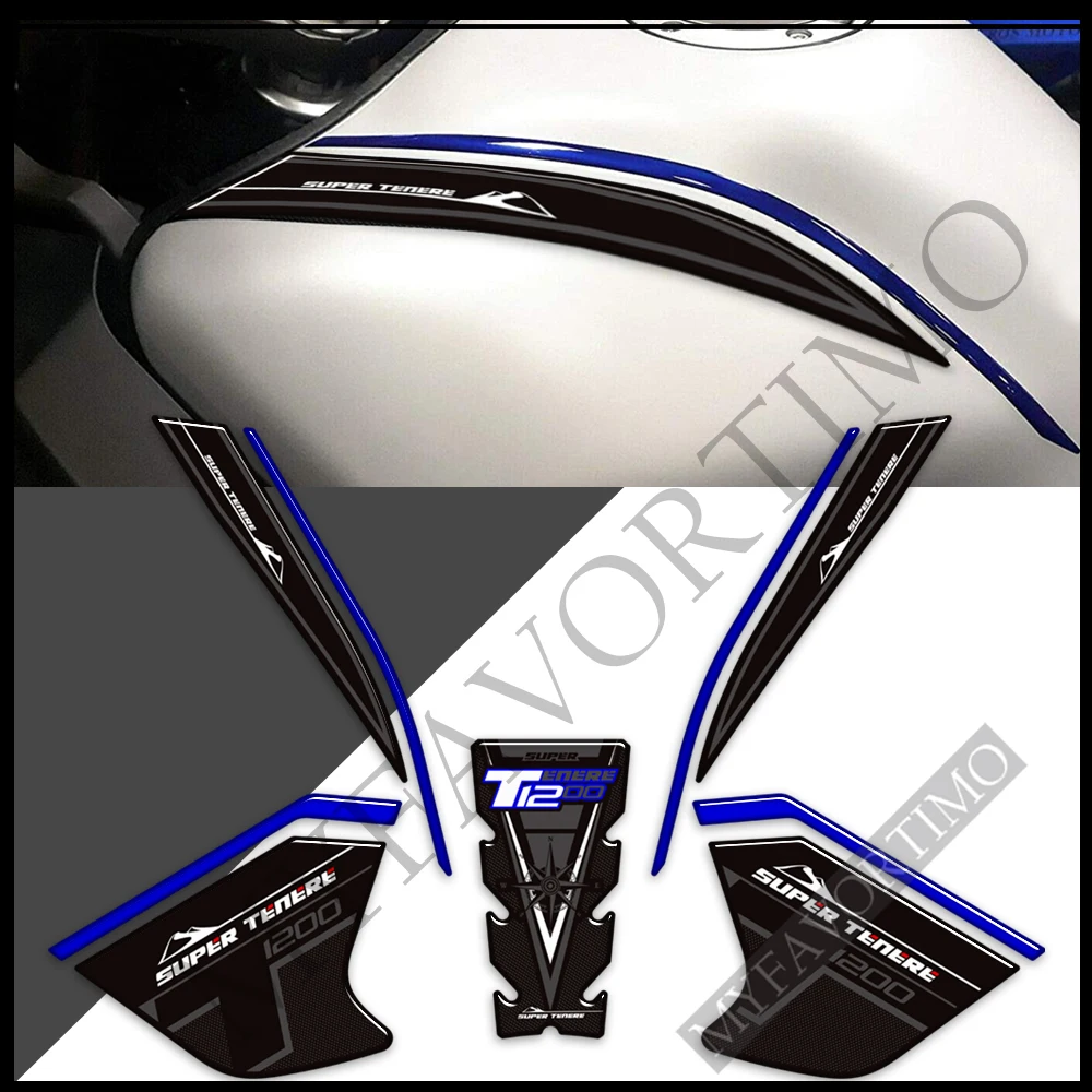 

Gas Fuel Oil Kit Knee Fish Stickers Decals Tank Pad For Yamaha Super Tenere XT1200X XT1200ZE XT 1200 Z ZE ES XTZ XTZ1200E