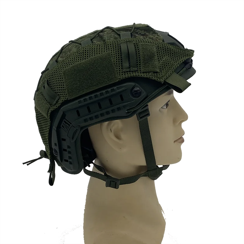 Tactical Helmet Cover Breathable Mesh Camouflage Helmet Cover Outdoor Tactical Camouflage Stretch Rope Helmet Cover Helmet Cover