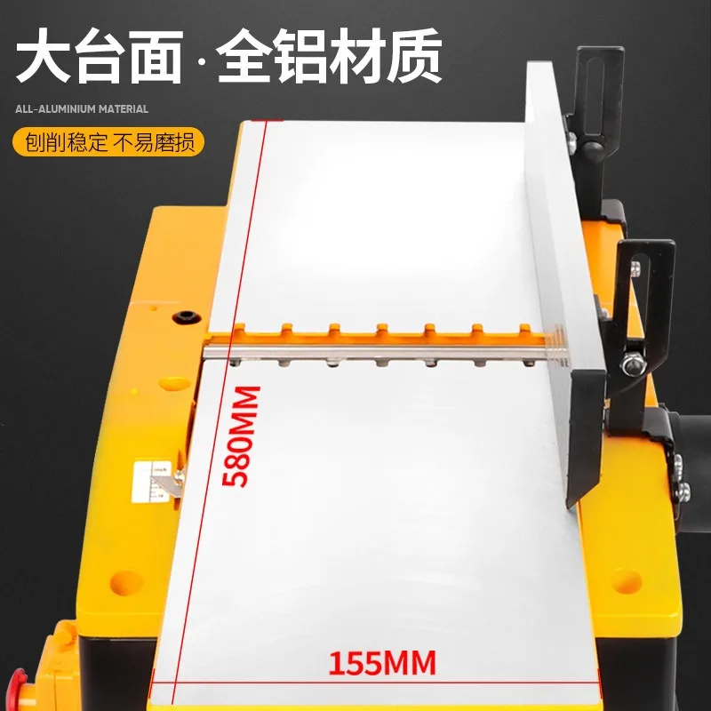 6‑Inch Benchtop Electric Wood Jointer Planer Household Desktop Woodworking Machine For Surface Planing