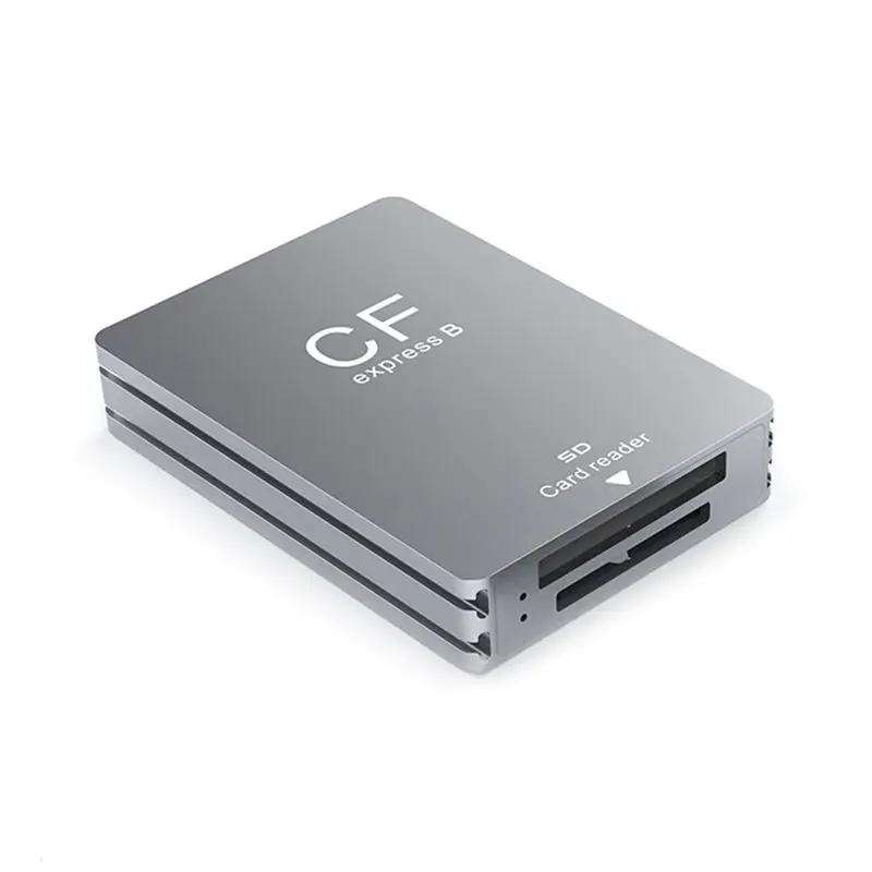 Ingenious-USB3.2 10Gbps 2 In 1 Cfexpress Type B SD Card Reader Portable Dual Slot Cfexpress Reader SD Memory Card Adapter