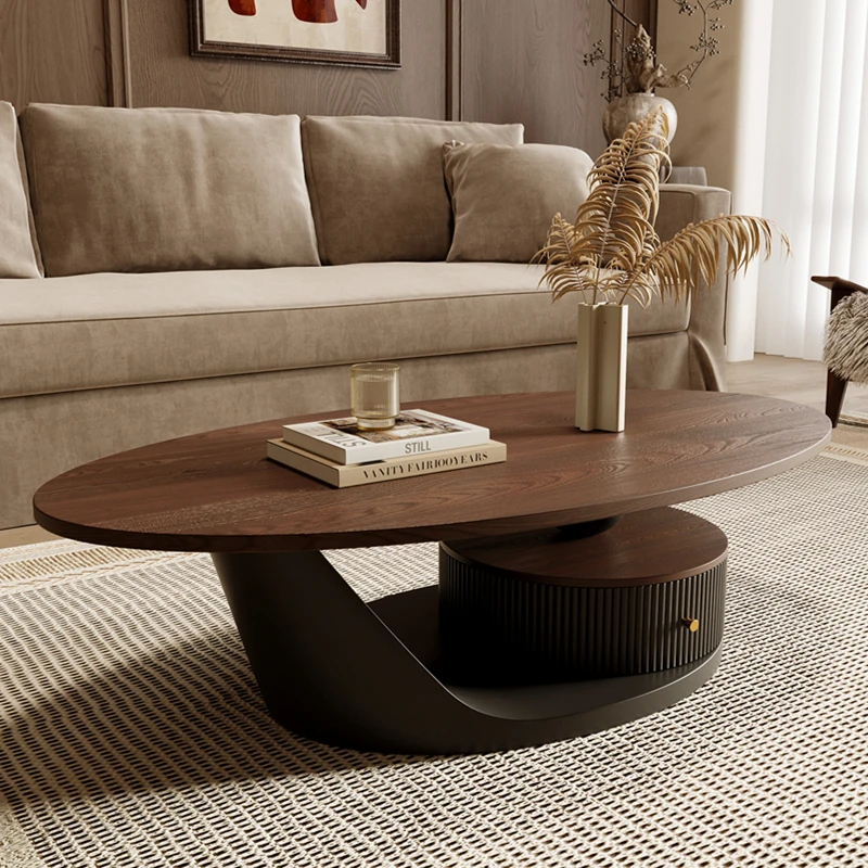 

Luxury Storage Coffee Table Decoration Modern Bedroom Living Room Organizer Drawers Side Table Moving Meubles Home Furniture