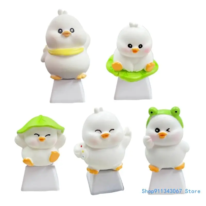 

Quirky 3D Duck Keycap Oem Height Upgrades For Mechanical Keyboards Keycap Drop shipping