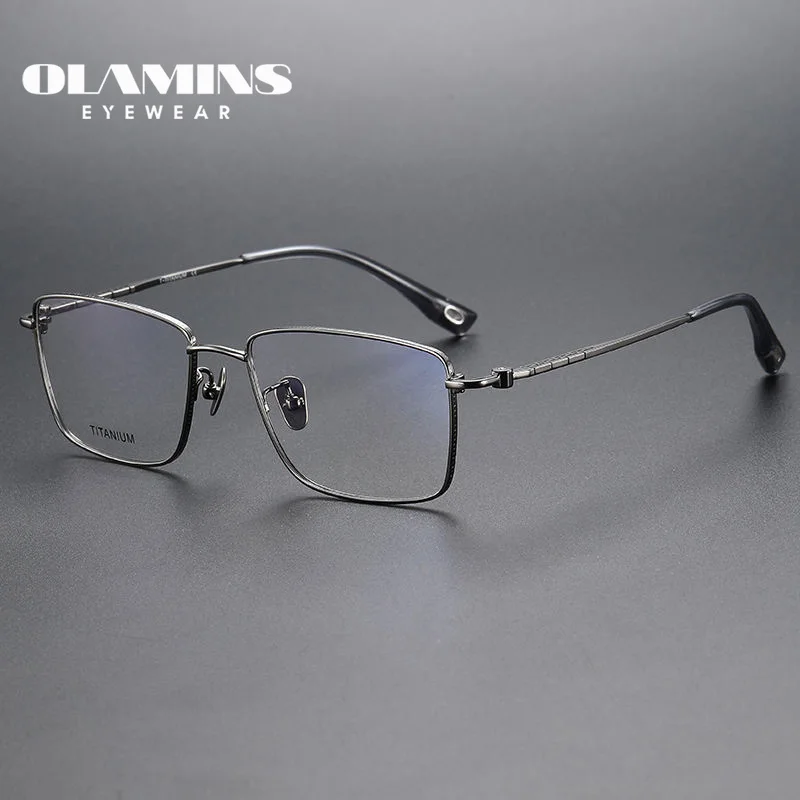 

OLAMINS​ Pure Titanium Frames Eyewear High Standard Luxury Titanium Eyeglass Optical Frames 80906