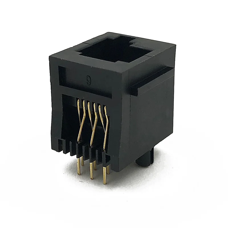 

15PCS RJ12 6P6C Left Buckle Plug Socket 5222 Telephone Jack Female RJ11 Connector For LE GO EV3 NXT