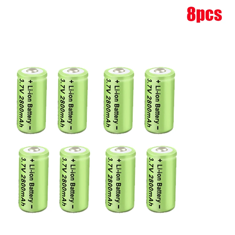 Lithium Batterij CR123A 16340 CR17345 16340 Cr123a 3V/3.7V Oplaadbare Batterijen Voor Gas Meter Draadloze Deur Alarm
