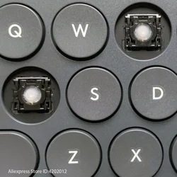 Grey Replacement Keyboard Laptop KEY & Clips For Logitech K380 D F Z X J K M B V H S T X Z O P F Cap Keycap And Hinge