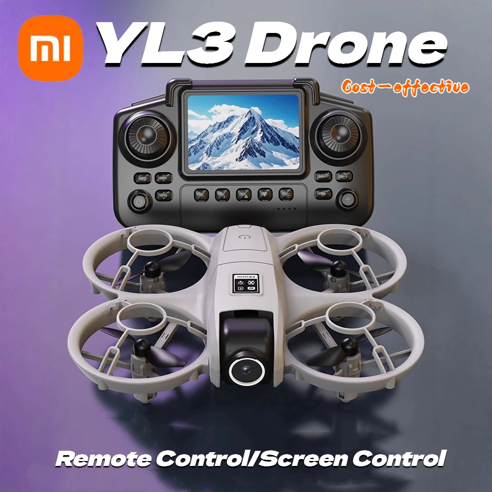 Xiaomi YL3 Drone GPS Professional 8K HD Camera 3-axis Gimbal Aerial Screen Control Obstacle Avoidance 3 Batteries FPV RC Drone