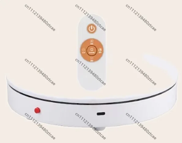 60cm Electric Rotating Turntable, 200kg Load, Remote Control Display Stand for Photography & Exhibition