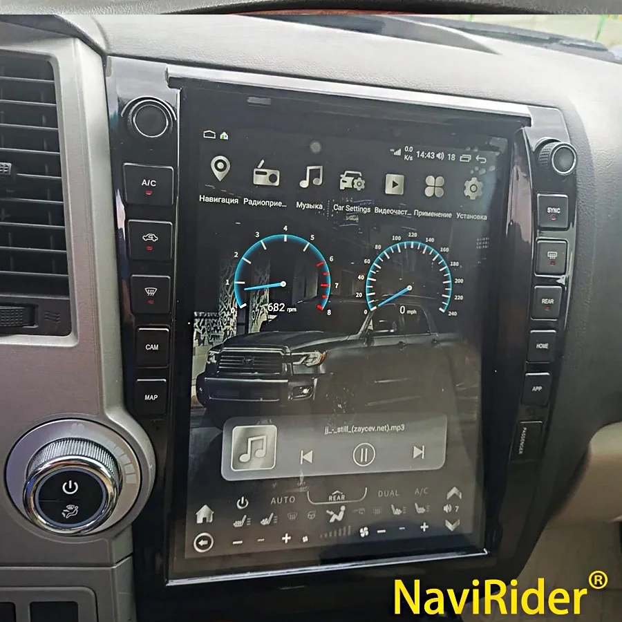 

13" CarPlay QLED Screen For Toyota Tundra 2007-2011 Sequoia Android 13 Car Radio Stereo GPS Navigation Multimedia Video Player