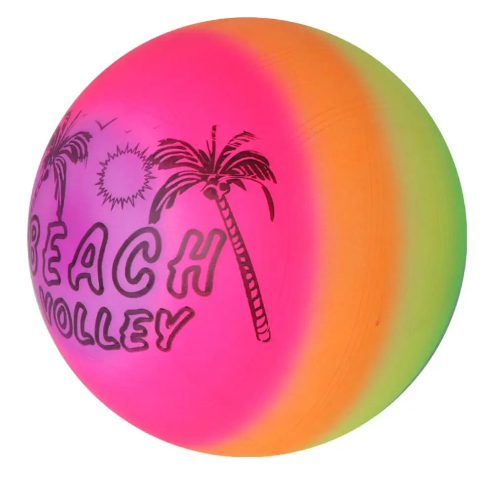 Zomerzwembad Kinderspeelgoed Opblaasbare voetbal Regenboogvoetbal PVC speelgoed Opblaasbaar voetbalspeelgoed Strand Regenboogballen
