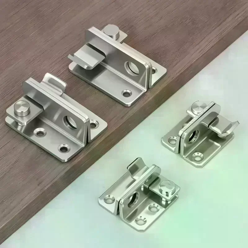 Latch Gate Latches Slide Bolt Latch Safety Door Lock Catch For Barn Cabinet Pet Cage Garden Bathroom Garage Window Slid Flip