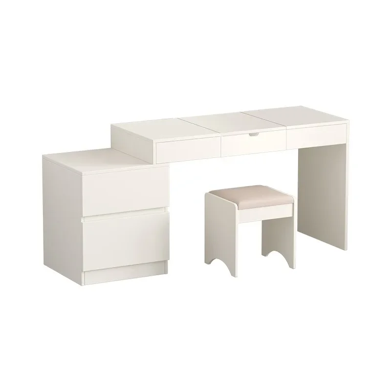 Concealed makeup table, dresser, folding locker, modern bedroom, simple telescopic cabinet, private corner drawer, chest of draw