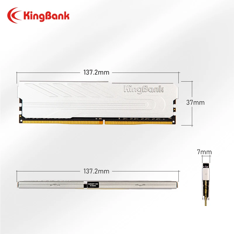 Imagem -03 - Kingbank Ddr5 Ram 16gb 32gb 16gbx2 32gbx2 6400mhz Hynix a Chip Intel Xmp 3.0 Amd Expo Icue Memória de Computador Compatível