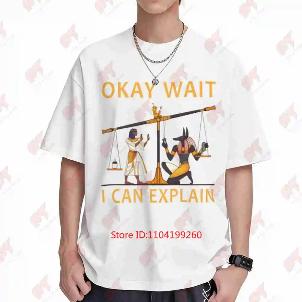 Okay Wait I Can Explain Short Sleeve Tee 100% Cotton T-Shirt