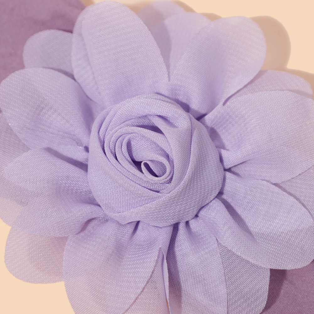 Baby Headband For Girls Nylon Soft Elastic Flower Hair Bands For Little Girls Cute Headwear Newborn Hair Accessories