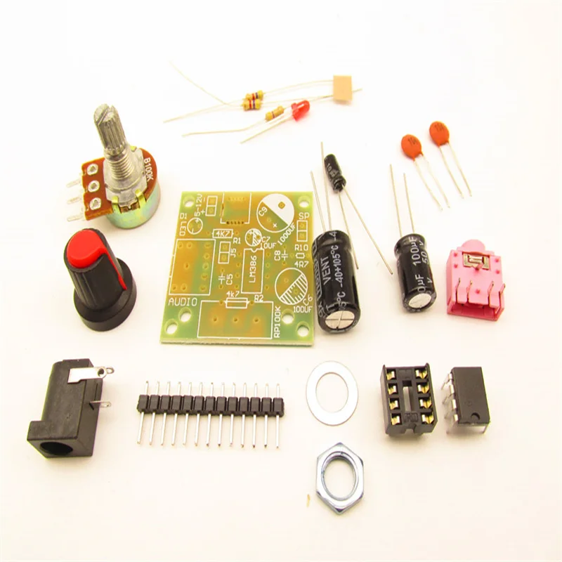 LM386 مكبر كهربائي صغير مجلس الصوت أمبير وحدة 3-12 فولت انخفاض استهلاك الطاقة للمشروعات الإلكترونية ذاتية الصنع
