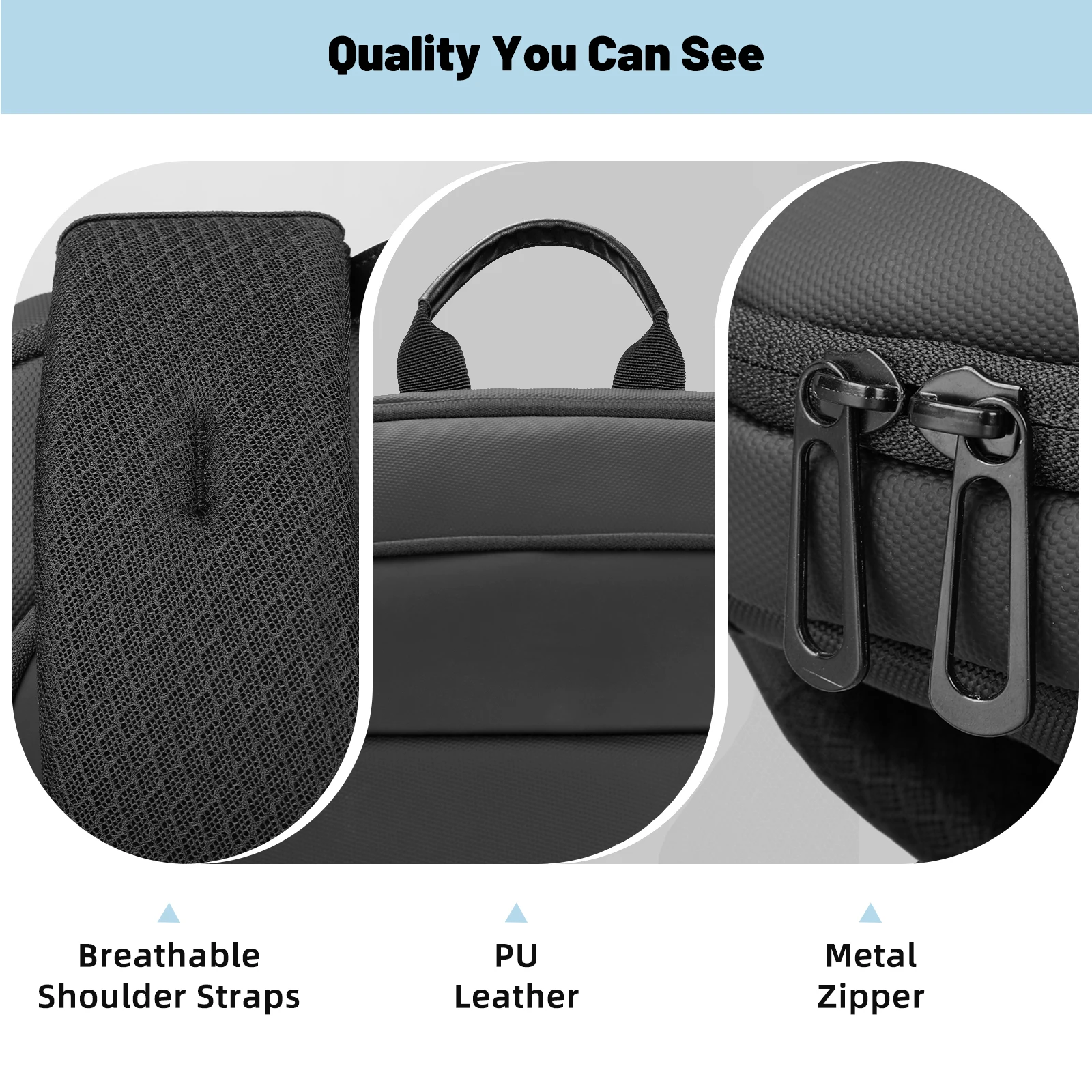 Mochila Slim HcanKcan para Homens, Bolsa para Laptop de 15,6 Polegadas, Mochila de Trabalho e Viagem à Prova d'Água com Porta USB