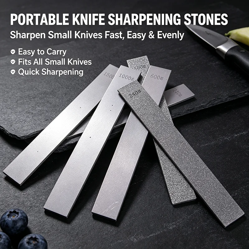 150-3000Grit 3PC Rectangular Electroplated Emery Polishing Disc 150x20mm Diamond Grinding Strip Abrasive Sharpening Tool