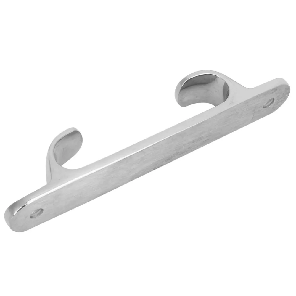 1pcs Heavy Duty 316 Stainless Steel Stainless Steel Bow Chock Silver Wedge Cleat Marine Hardware Straight Fairlead Marine Use