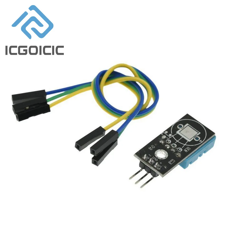 KY-015 DHT11 وحدة استشعار درجة الحرارة والرطوبة الرقمية - 3pin، لمجموعات المبتدئين Arduino DIY