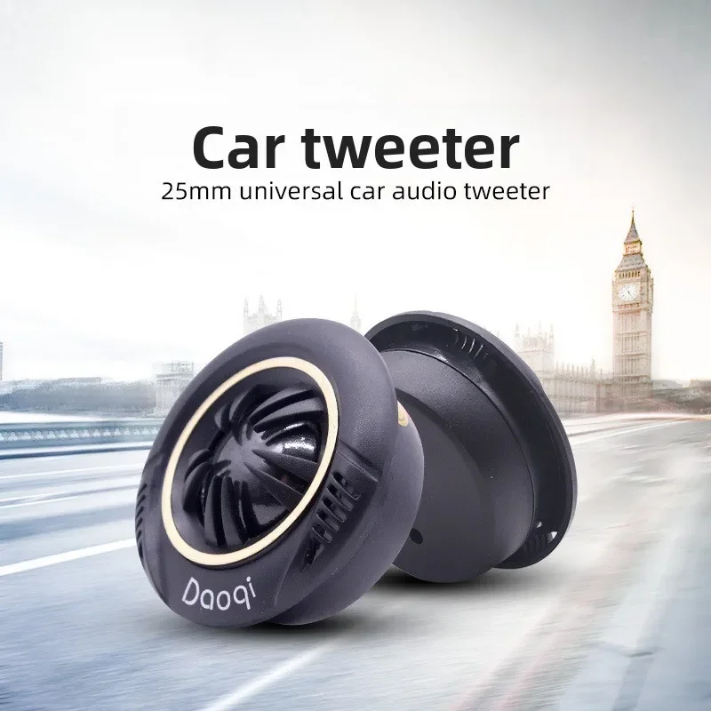 useful A Pair of Car Audio Tweeters Modified Tweeter YQ-250D Tweeter Filter Capacitor
