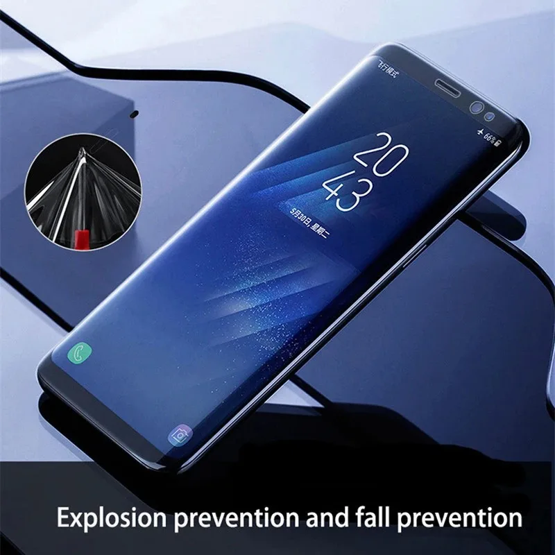 3 Piezas Vidrio Templado Para Samsung Note 9 10 20 Ultra Samsung S24 S23 S22 S21 S20 Ultra S10 S9 S8 Plus Cobertura Completa Protector de Pantalla 3