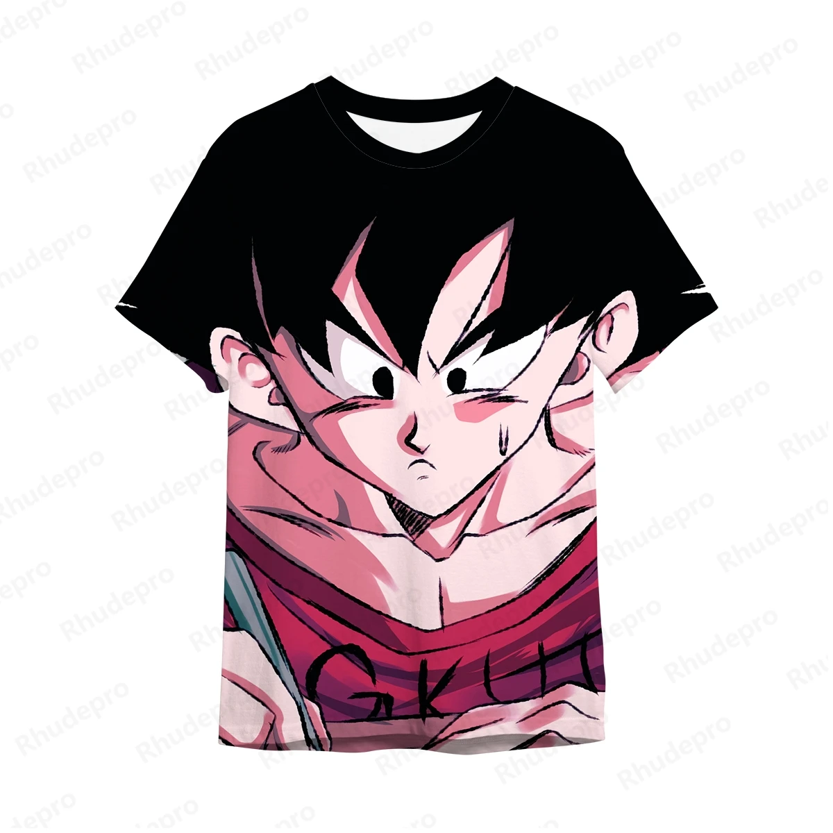 Camiseta de manga curta de anime Dragon Ball masculina, Goku, extragrande, estilo Harajuku, Vegeta, nova tendência, T-tops, 5XL, Y2K, 2024