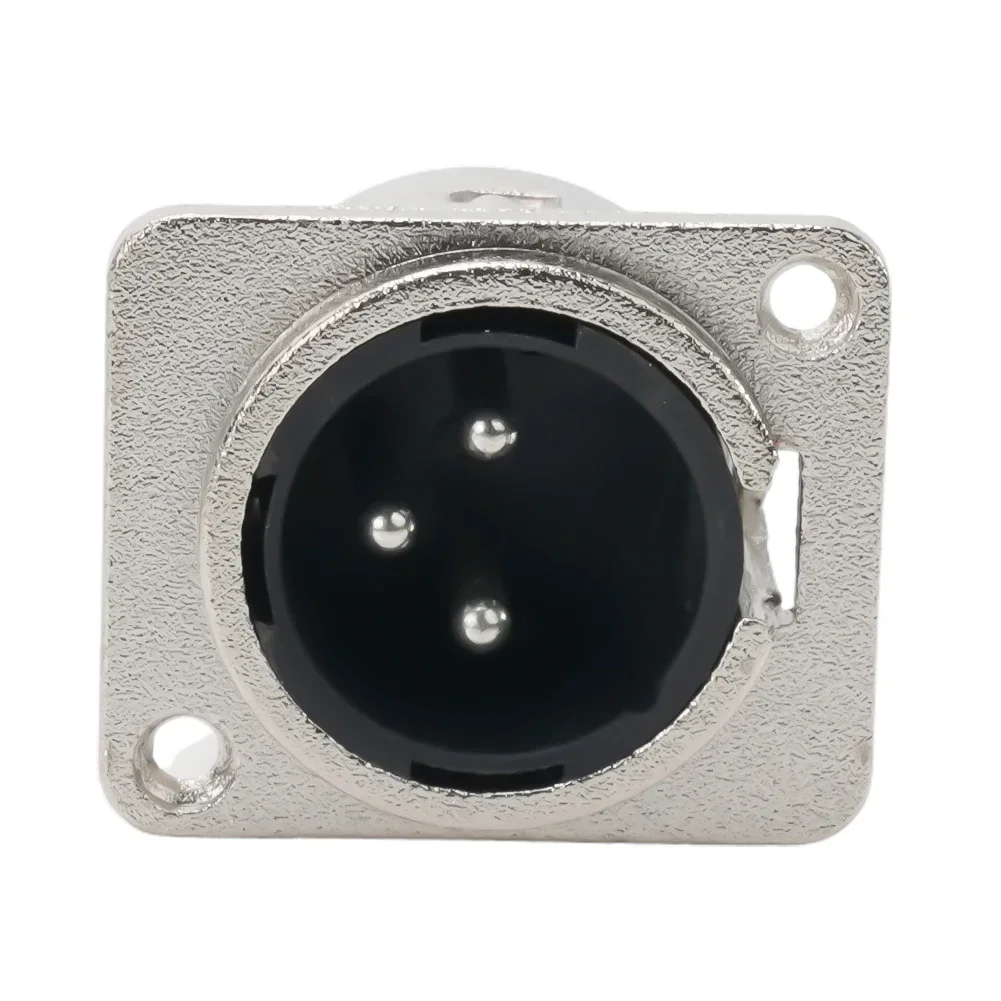 Premium XLR Socket Male Female Panel Mount Chassis Socket Mic Jacks Perfect For Professional Audio Applications