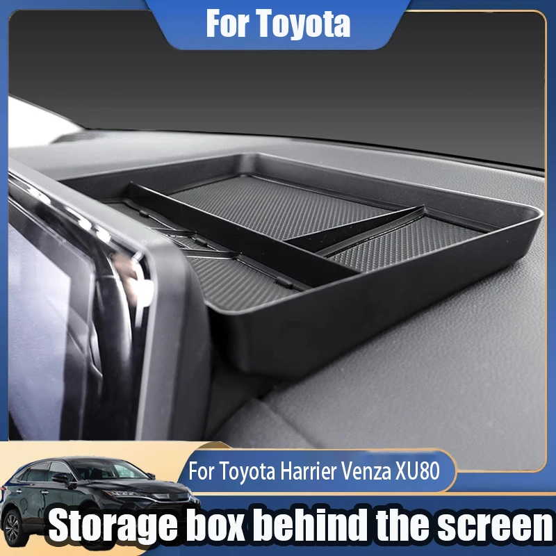 For Toyota Harrier Venza XU80 2021 2022 2023 2024 Instrument Central control screen rear storage box modification accessories