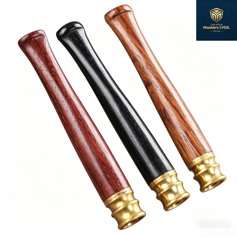 

2026New Wood Filter Cigarette Holder, Smoking Pipe Bit Mouthpiece Holder, Wooden Tobacco Filter