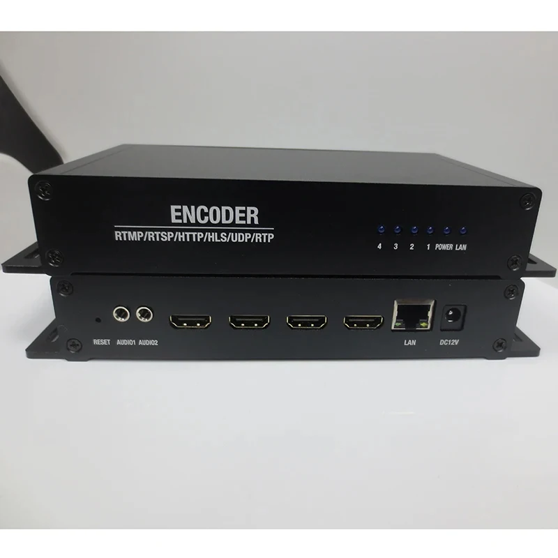 

4 Channel H264 H.265 4K 1080P NDI Video Live Streaming IPTV Encoder For Facebook Youtube